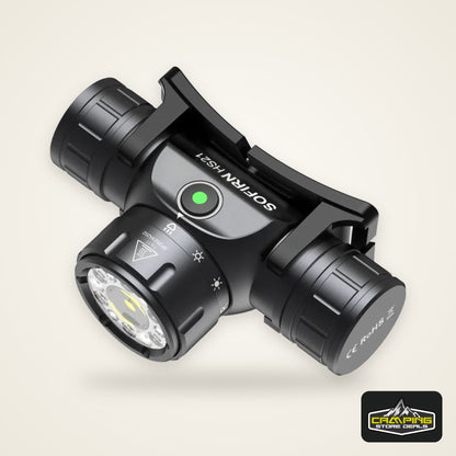 Sofirn HS21 2000lm EDC Headlamp 18650 USB C Rechargeable Flashlight SFT40 Powerful Headlight With Infrared Switch