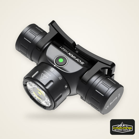 Sofirn HS21 2000lm EDC Headlamp 18650 USB C Rechargeable Flashlight SFT40 Powerful Headlight With Infrared Switch