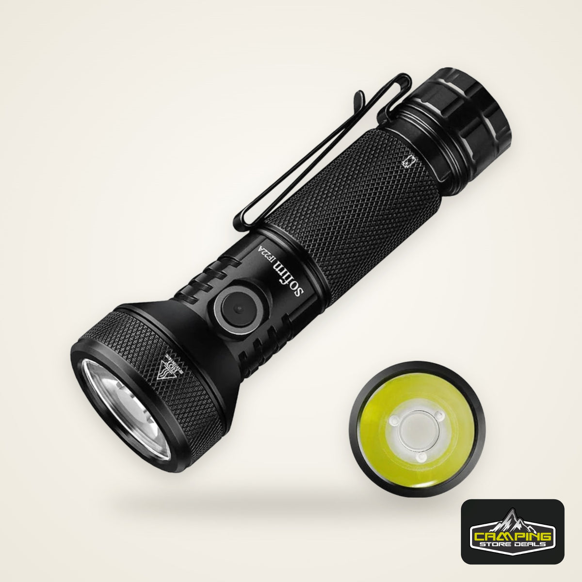 Sofirn IF22A 2100lm Flashlight 21700 Powerful Light SFT40 LED 680M Long Range USB C Rechargeable Charging  Throw Torch