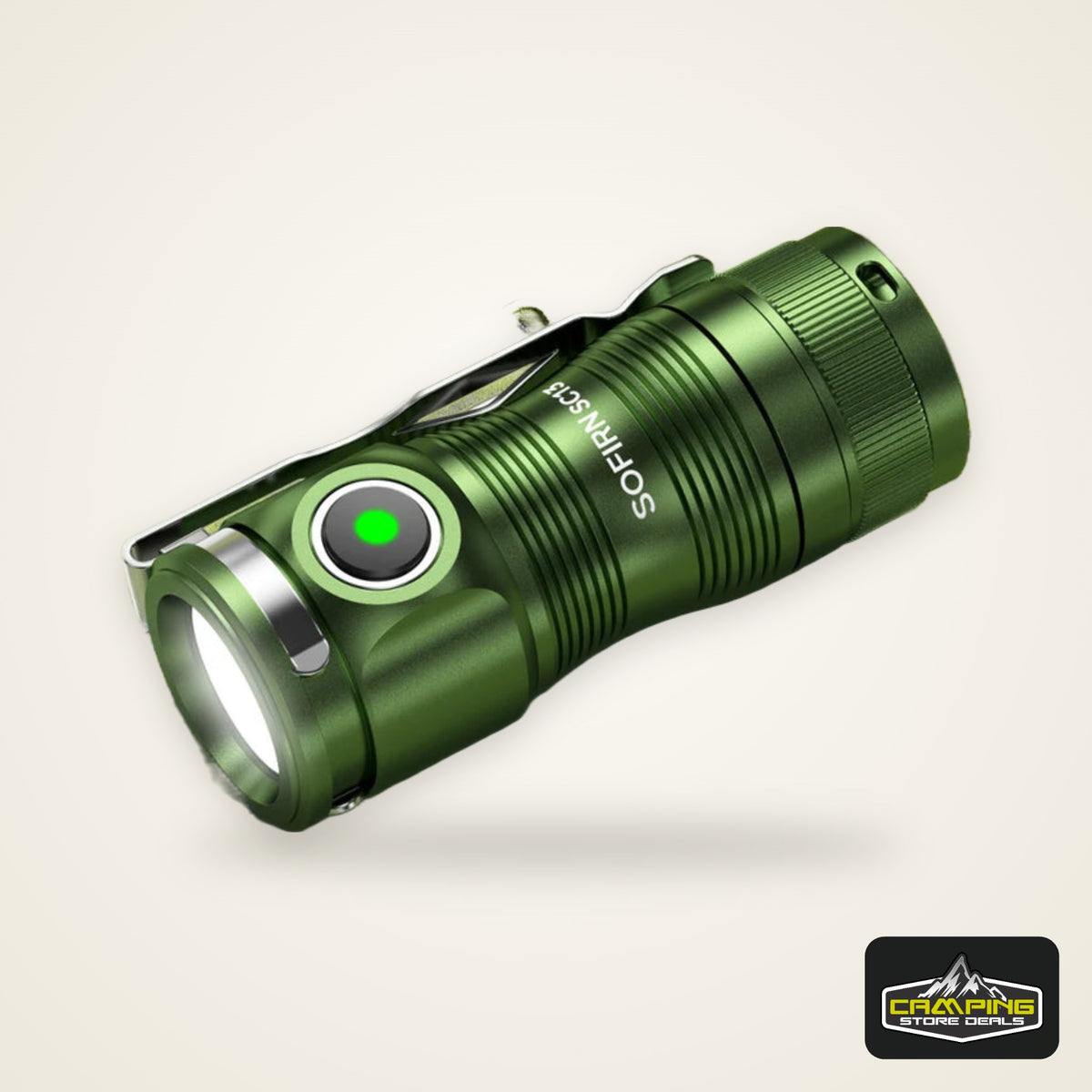 Sofirn Mini SC13 SST40 LED 1300lm Tactical 18350 Rechargeable Flashlight 6000K Keychain Emergency Torch Led Light with Magnetic