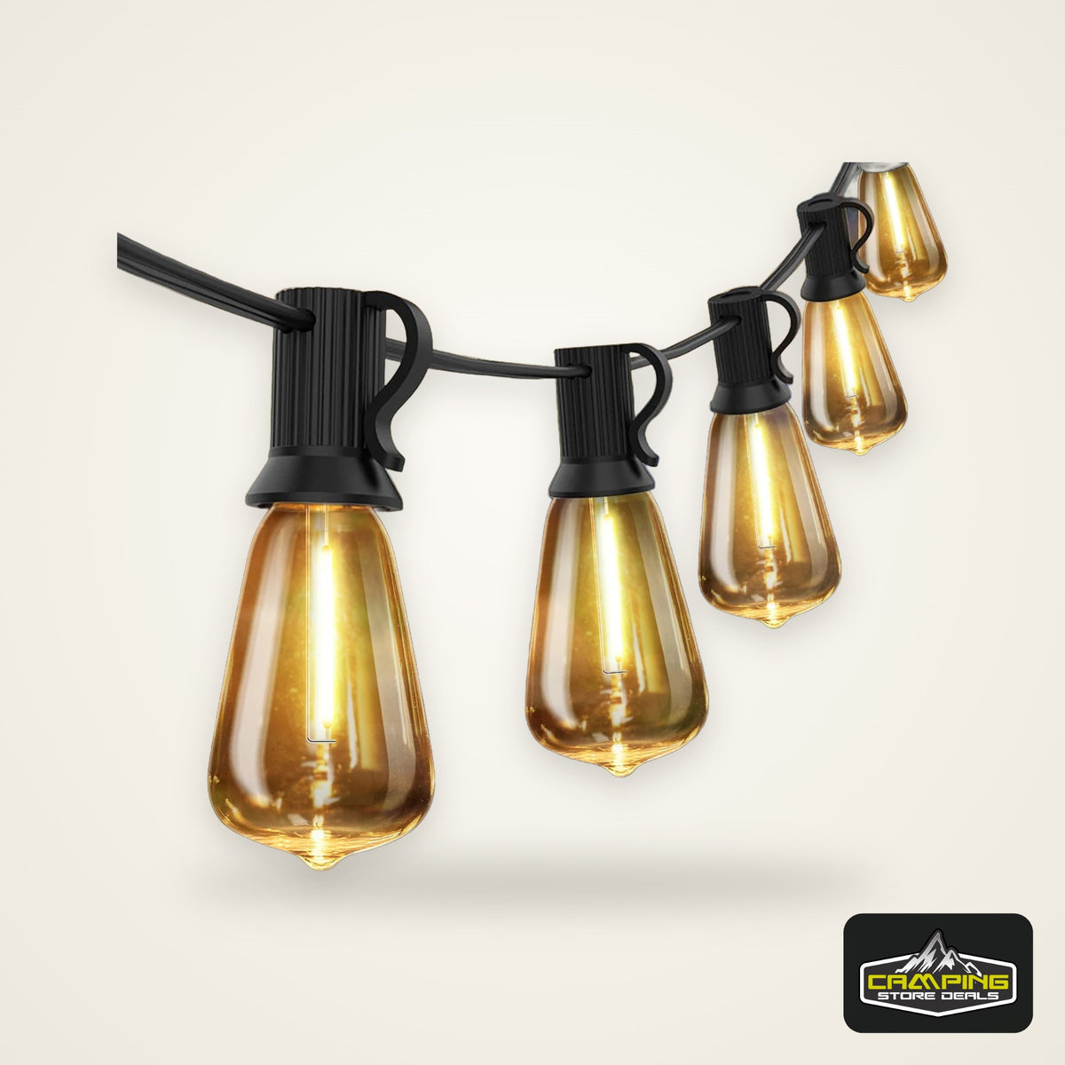 Solar Globe LED String Lights G40 Patio Light USB Recharger 8 Light Modes Remote Control Garden Solar Weatherproof Hanging Light