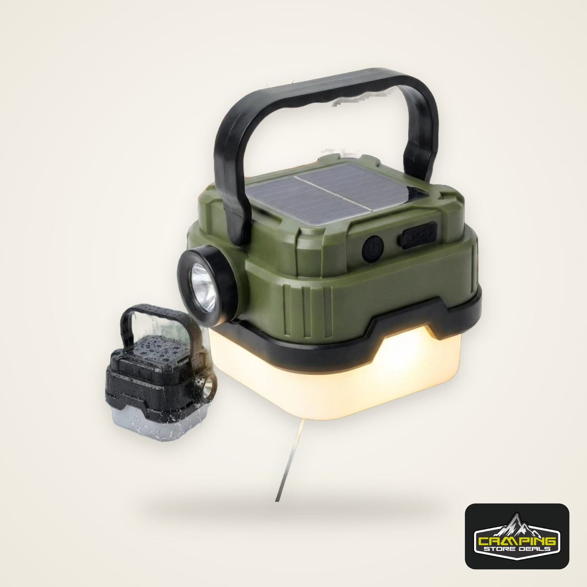 Solar Powered Camping Lantern with Ultra Long Battery Life for Outdoor Tent Emergency Lighting Home Use