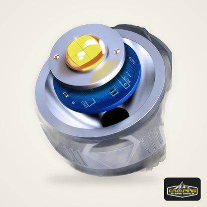 Solar-Powered High-Intensity Emergency Lantern, Multi-Functional  Lamp with Red Warning Light for Home Use  Outdoor Camping