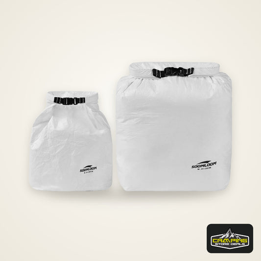 Soomloom Tyvek Storage Bag Set, Ultralight Tear-Resistant Organizer Bags for Hiking Camping Gear, Clothing Dust Sack