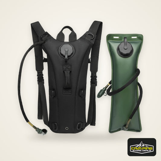 Sport Hydration Pack Backpack Water-proof Nylon Water Bag with 3 Liter Bladder for Hiking Cycling Climbing