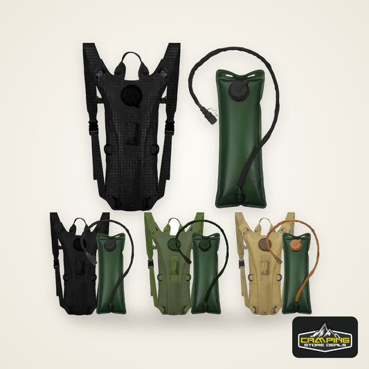 Sport Hydration Pack Backpack Water-proof Nylon Water Bag with 3 Liter Bladder for Hiking Cycling Climbing