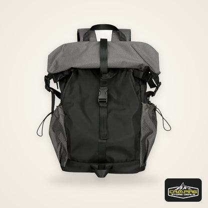 Sports Outdoor Mountaineering Ride Backpack Folding Roll-up Shoulder Bag Men's Functional Travel Male College Student Schoolbag