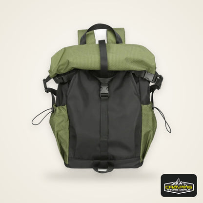 Sports Outdoor Mountaineering Ride Backpack Folding Roll-up Shoulder Bag Men's Functional Travel Male College Student Schoolbag