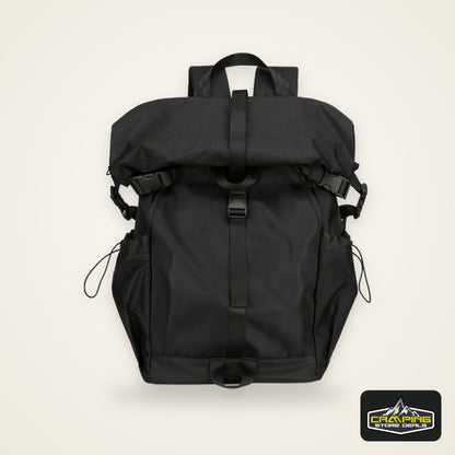 Sports Outdoor Mountaineering Ride Backpack Folding Roll-up Shoulder Bag Men's Functional Travel Male College Student Schoolbag