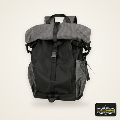 Sports Outdoor Mountaineering Ride Backpack Folding Roll-up Shoulder Bag Men's Functional Travel Male College Student Schoolbag