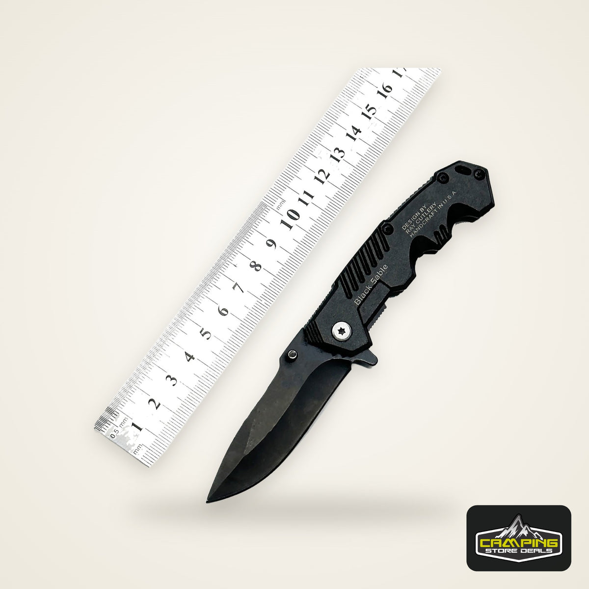 Stainless steel convenient folding knife EDC pocket folding knife is suitable for outdoor camping, fishing, survival and hunting