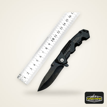 Stainless steel convenient folding knife EDC pocket folding knife is suitable for outdoor camping, fishing, survival and hunting