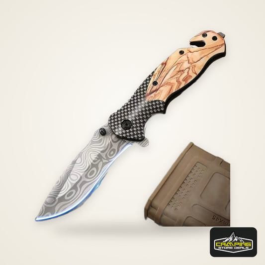 Stainless Steel Folding Knife High Hardness Camping Survival Multi-Functional Portable Mini Knife Fruit Knife