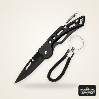 Stainless steel folding knife, survival knife, hunting knife, fruit knife, portable pocket knife for camping and outdoor fishing