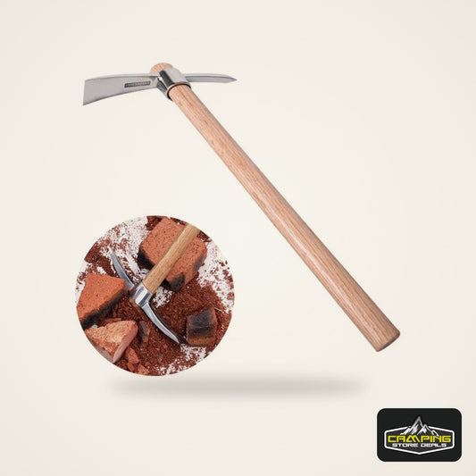 Stainless Steel Pickaxe – Heavy Duty Outdoor Gardening & Root Digging Hoe Axe