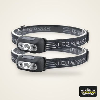 Strong Light Headlamp Portable LED Sensor Headlamp USB Rechargeable Head Flashlight Outdoor Camping Fishing Emergency Lantern