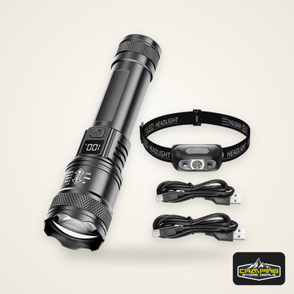 Strong Light Headlamp Portable LED Sensor Headlamp USB Rechargeable Head Flashlight Outdoor Camping Fishing Emergency Lantern