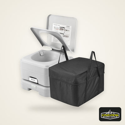 SucceBuy Portable Toilet for Camping Porta Potty Push-Button Pressurized Flush Commode Leak-proof and Odourless Portable Toilet