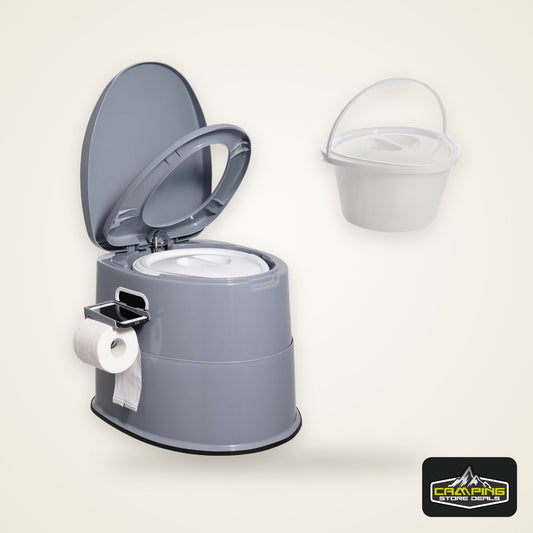 SucceBuy Portable Toilet for Camping Porta Potty with 1.3G Detachable Inner Bucket Travel Toilet for Outdoor Camping Travel
