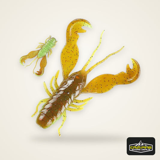 Supercontinent Filet Craw 40mm/15pcs 70mm/6pcs Soft Lure Fishing Lures shrimp Lobster Soft Plastic Lure Fishing Lures