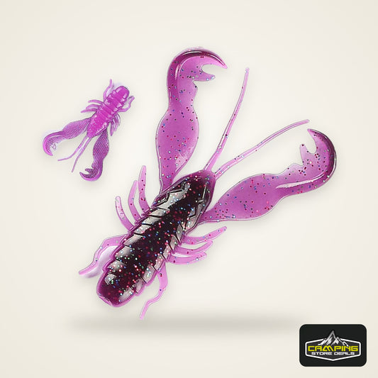 Supercontinent Filet Craw 40mm/15pcs 70mm/6pcs Soft Lure Fishing Lures shrimp Lobster Soft Plastic Lure Fishing Lures