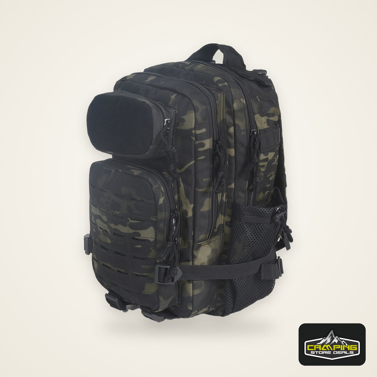 28L Tactical Backpack – 900D Camo Design for Travel, Hiking, Camping, Cycling & Outdoor Adventures