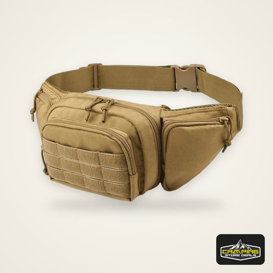 Tactical Multi-function Waist Pack Fanny Packs for Men Nylon Shoulder Hiking Mobile Phone Bag Sports High-capacity Waist Bag