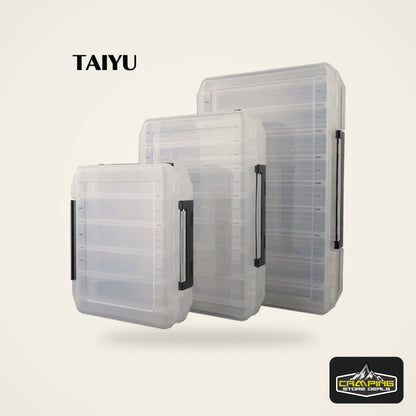 TAIYU Double-Sided Tackle Box (10/14/18 Compartments)