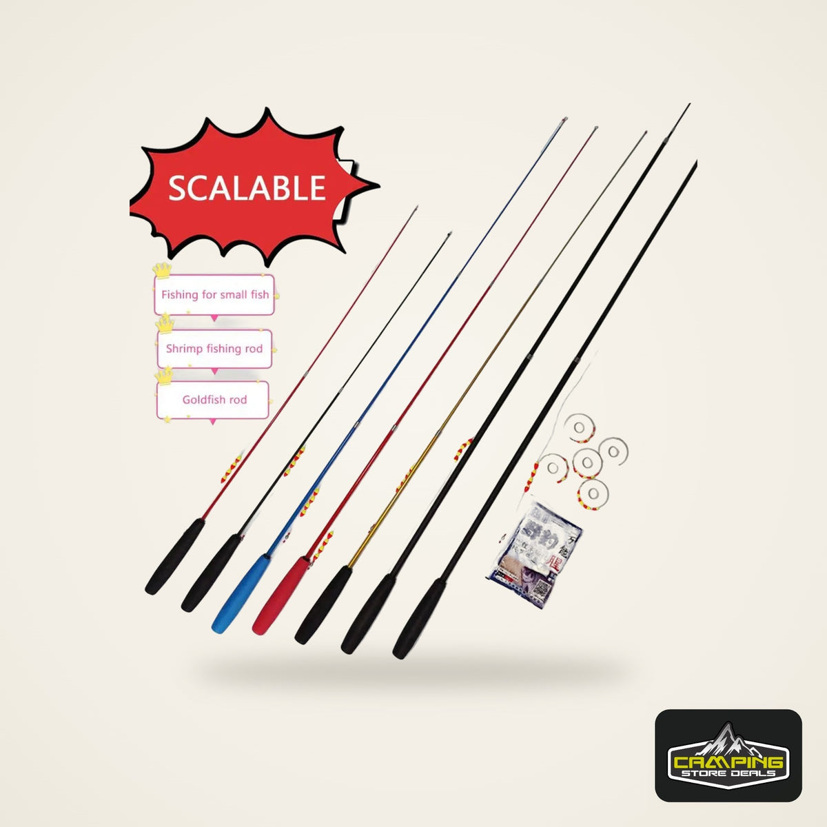 Telescopic Fiberglass Rod and Reel Combo