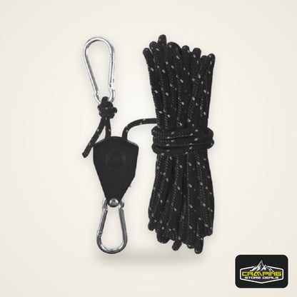 Tent Rope Hanger Pulley Hook, Adjustable Lanyard Hanging, Secure And Non Slip, For Camping, Outdoor Activities, And Canopies