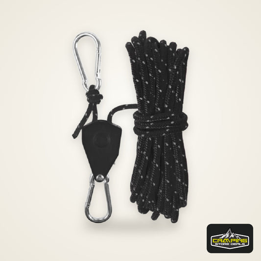 Tent Rope Hanger Pulley Hook, Adjustable Lanyard Hanging, Secure And Non Slip, For Camping, Outdoor Activities, And Canopies