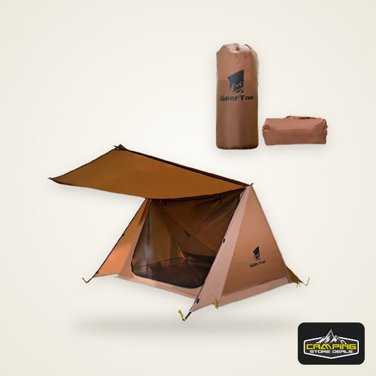 Tents Outdoor Camping Waterproof  Ultralight 2 Ppl Rodless Single Iayer Tent Shed Survival Equipment Hiking Supplies