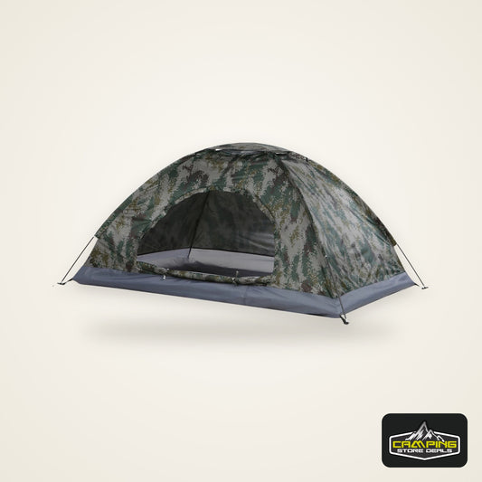Tomshoo 1/2 Person Ultralight Camping Tent Single Layer Portable Hiking Tent Anti-UV Coating UPF 30+ for Outdoor Beach Fishing
