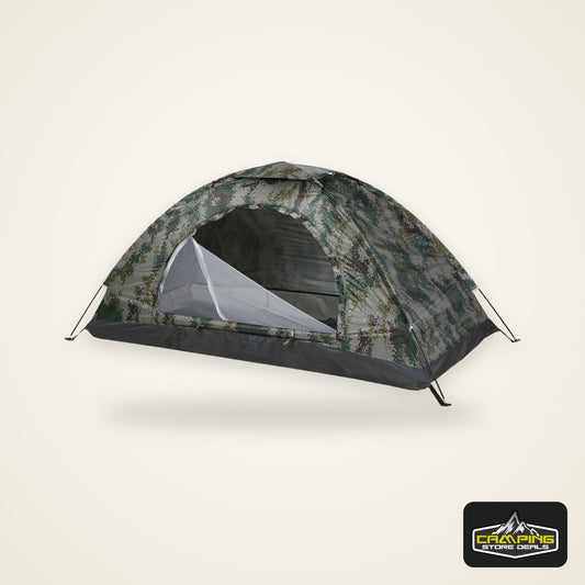 Tomshoo 1/2 Person Ultralight Camping Tent Single Layer Portable Hiking Tent Anti-UV Coating UPF 30+ for Outdoor Beach Fishing