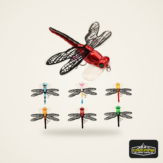 Topwater Dragonfly Popper Fly 75mm