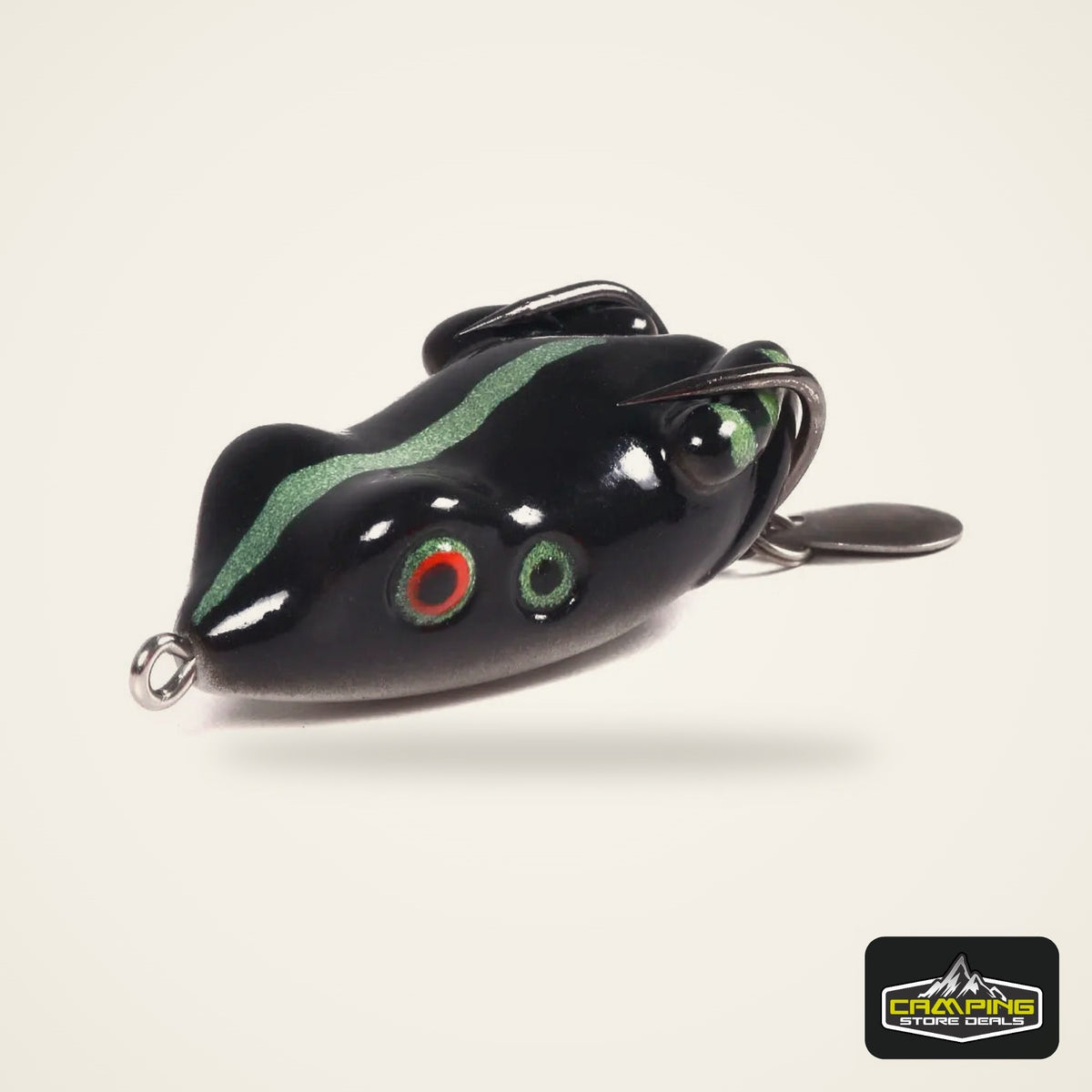 Soft Frog Lure with Spinner Blade