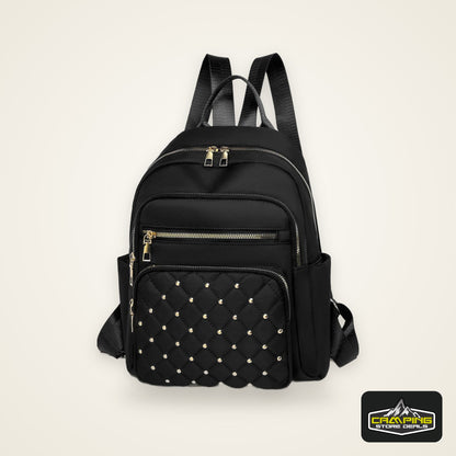 Travel backpack, double-shoulder bag, fashionable travel schoolbag, women's large-capacity multi-purpose bag