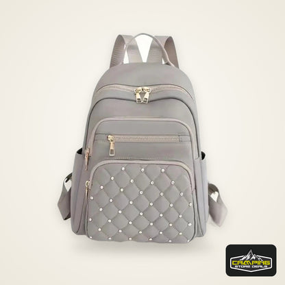 Travel backpack, double-shoulder bag, fashionable travel schoolbag, women's large-capacity multi-purpose bag