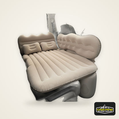 Truck and Car Inflatable Mattress - Car Rear Seat Inflatable Mattress Without Pump - Portable Rear Seat Travel Inflatable Mattress - Camping Holiday Inflatable Mattress - Sleeping Pad with 2 Pillows - Universal Type
