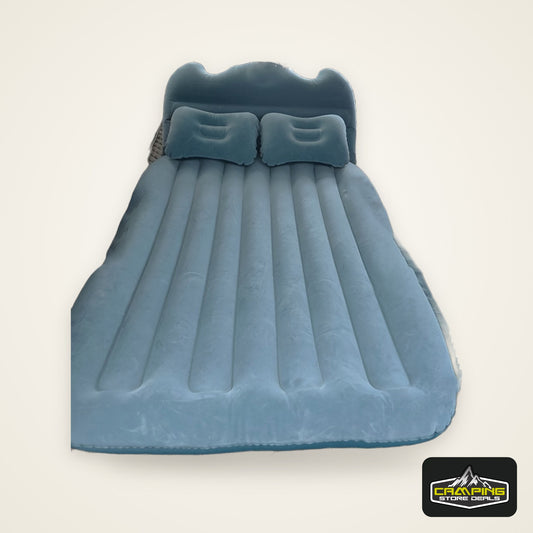 Truck and Car Inflatable Mattress - Car Rear Seat Inflatable Mattress Without Pump - Portable Rear Seat Travel Inflatable Mattress - Camping Holiday Inflatable Mattress - Sleeping Pad with 2 Pillows - Universal Type