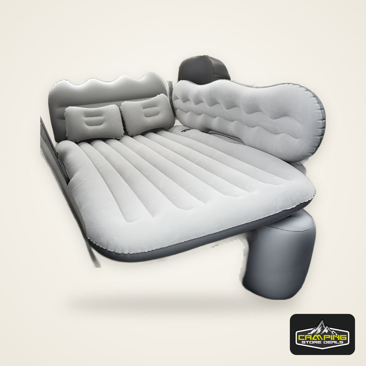Truck and Car Inflatable Mattress - Car Rear Seat Inflatable Mattress Without Pump - Portable Rear Seat Travel Inflatable Mattress - Camping Holiday Inflatable Mattress - Sleeping Pad with 2 Pillows - Universal Type