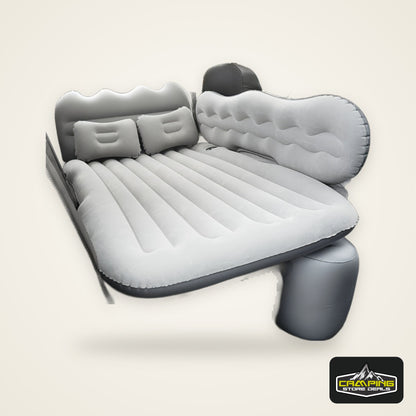 Truck and Car Inflatable Mattress - Car Rear Seat Inflatable Mattress Without Pump - Portable Rear Seat Travel Inflatable Mattress - Camping Holiday Inflatable Mattress - Sleeping Pad with 2 Pillows - Universal Type