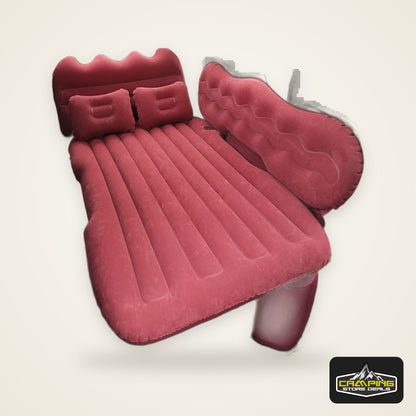 Truck and Car Inflatable Mattress - Car Rear Seat Inflatable Mattress Without Pump - Portable Rear Seat Travel Inflatable Mattress - Camping Holiday Inflatable Mattress - Sleeping Pad with 2 Pillows - Universal Type