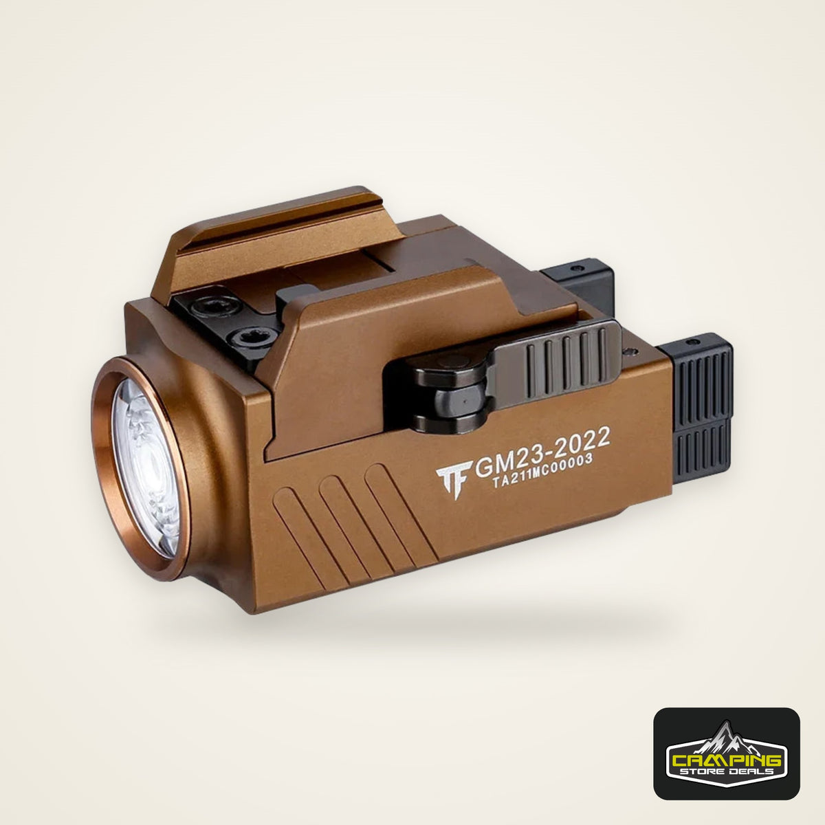 Trustfire GM23 Tactical LED Flashlights Mini Pistol Lights 800 Lumens USB Rechargeable Quick Release Handgun 1913/GL Rail