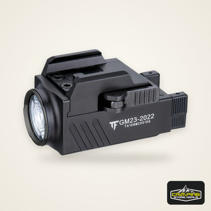 Trustfire GM23 Tactical LED Flashlights Mini Pistol Lights 800 Lumens USB Rechargeable Quick Release Handgun 1913/GL Rail