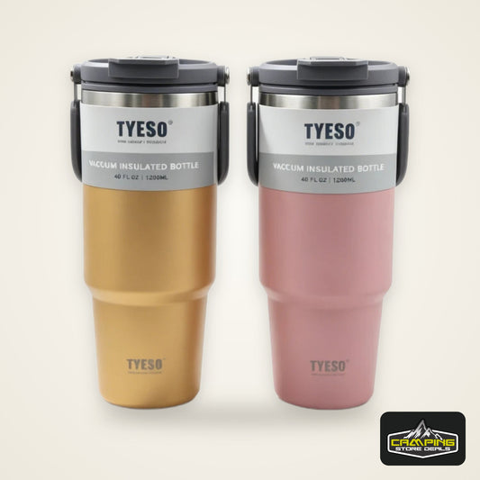 Tyeso 1200ML Vacuum Flasks Stainless Steel Coffee Cup Cold Hot Double-layer Insulated Tumbler Thermo Water Bottle Car Travel Mug
