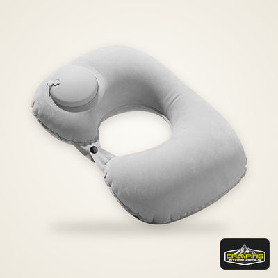 U-Shaped Inflatable Travel Pillow Portable Air Neck Support Cushion Comfortable Sleeping Press to inflate pillow neck pillow