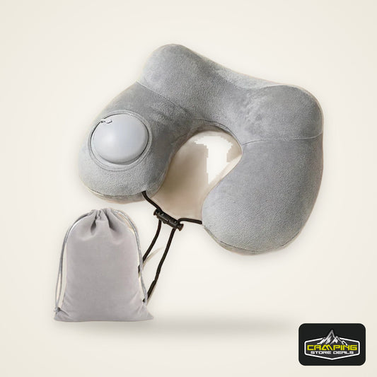 U-shaped Inflatable Travel Pillow Portable Air Pillow Neck Support Pad Comfortable Sleep Pillow Compression Inflatable