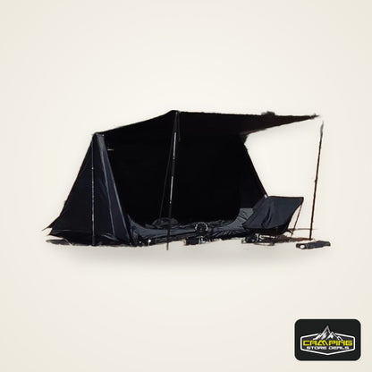 Ultralight Bushcraft Shelter,Brown,Army Green and Black, Backwoods Shelter