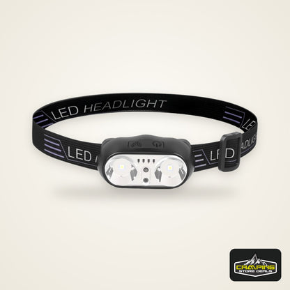 USB Rechargeable LED Sensor Headlamp COB Headlight Head Torch Work Light Waterproof Headlamp for Fishing Camping Lantern